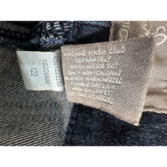 Chico's So Slimming jeans blue stretch denim 5 pocket fly front Sz 1 US M short - Picture 7 of 7